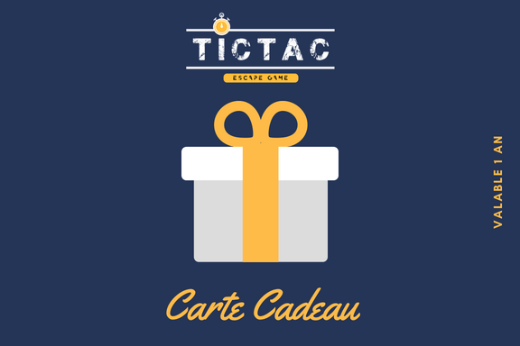 Carte cadeau TICTAC